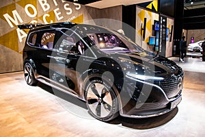 Mercedes-Benz Concept EQT electric T-Class MPV car showcased at the IAA Mobility 2021 motor show in Munich, Germany - September 6
