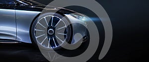 Mercedes Benz Vision EQS luxury electric concept car