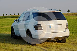 Mercedes ML from backside