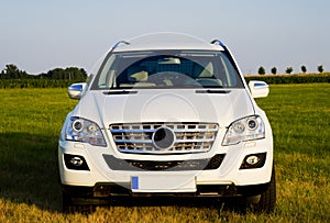 Mercedes ML from frontside