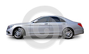 Mercedes S class Luxury Car side view