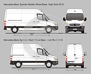 Mercedes Sprinter Van MWB and SWB