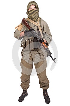 Mercenary with AK 47