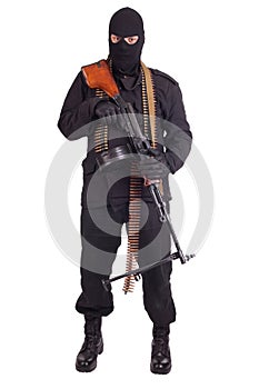 Mercenary with RPD 44 machine gun photo
