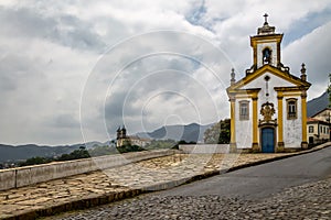 Merces de Cima Church Nossa Senhora das Merces e Misericordia - Ouro Preto, Minas Gerais, Brazil photo