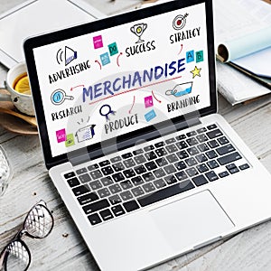 Merchandise Business Goal Investment Plan Concept