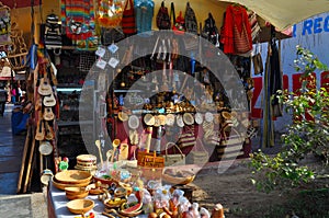 Merchandise in Peruvian shop photo