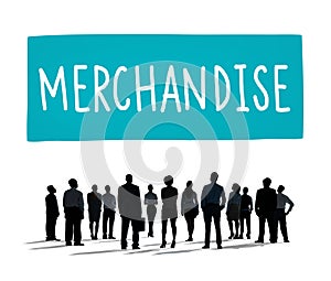 Merchandise Product Marketing ConsumerSell Concept