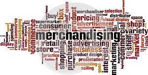 Merchandising word cloud