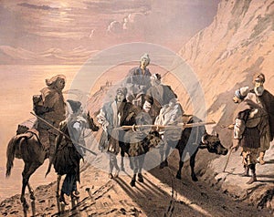 The merchant caravan.