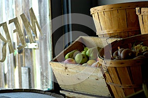 Merchant store window