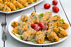 Mercimek Koftesi, Turkish Food with Bulgur and Lentil