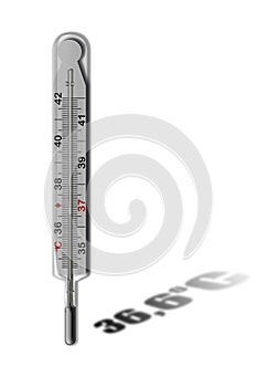 Mercurial thermometer