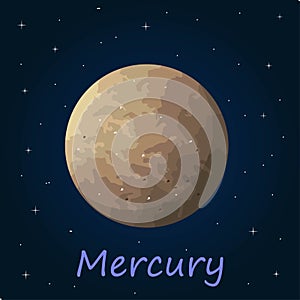 Mercury is the smallest and innermost planet in the Solar System. Its orbital period around the Sun of 87.97 days is the shortest