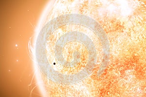 Mercury and Sun