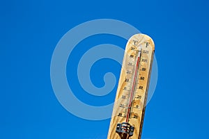 Mercury thermometer Summer heat