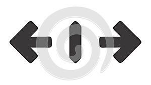 Merge Arrows: Combine Data Flow and Integration Icon, vector design Generative AI