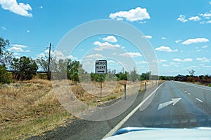 Merge Right Highway Signage
