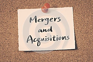 Mergers and Acquisitions