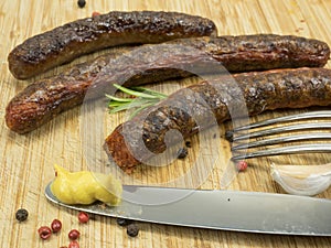 Merguez grill sausage
