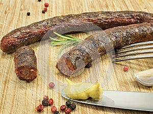 Merguez grill sausage