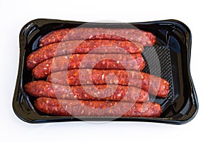 Merguez isolated on a white background