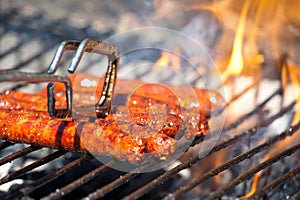 Merguez sausage barbecue