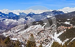 Meribel Ski Resort, Meribel Village Center 1450 m