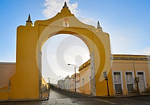 Merida Arch and Quarter of Dragons Yucatan