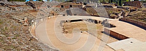 Merida in Badajoz Roman amphitheater Spain