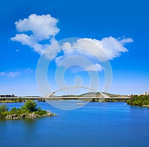 Merida in Spain Lusitania bridge over Guadiana