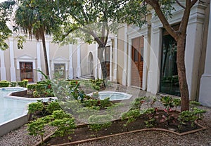 Merida, Yucatan, Mexico: The courtyard of the Museo Casa Montejo, 1540