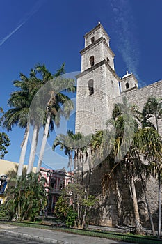 Merida, Yucatan, Mexico: Iglesia del JesÃºs o de la Tercera Orden - Church of Jesus or the Third Order