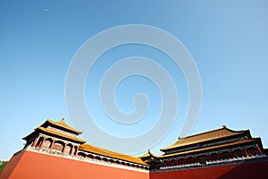 Meridian Gate of the forbidden city