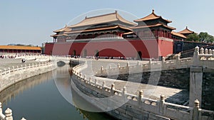 Meridian gate, forbidden city, Beijing