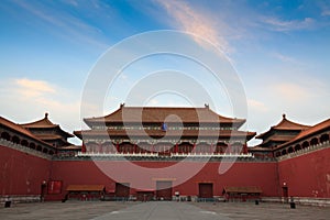 The Meridian Gate. Forbidden City. Beijing, China.