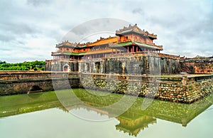 Meridian Gate to the Imperial City in Hue, Vietnam