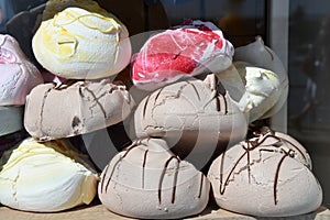 Meringues, speciality of Cornwall, England