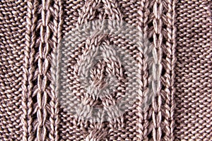 Merino wool knitted fabric texture