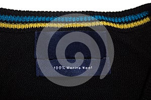 Merino Wool label