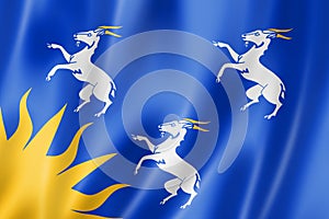 Merionethshire County flag, UK