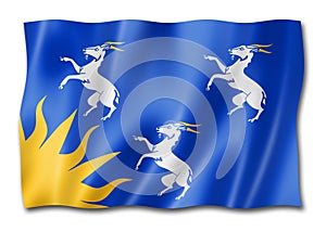 Merionethshire County flag, UK