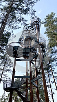 Merkine observation tower, Lithuania