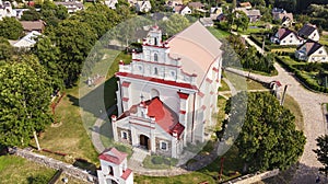 Merkine town church, Lithuania