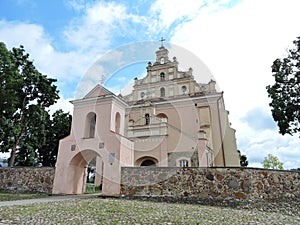 Merkine town church, Lithuania