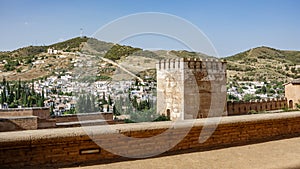 Merlon and wall in Granada