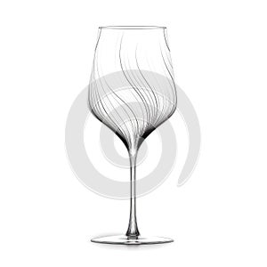 merlot wine glass ai generated