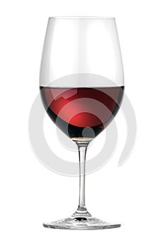 Merlot wineglass photo