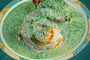 Merluza en salsa verde