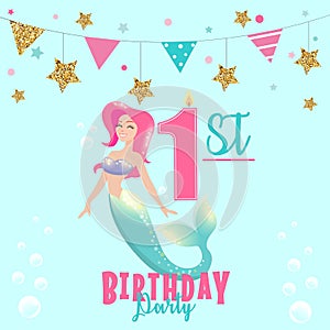 Mermaid birthday party